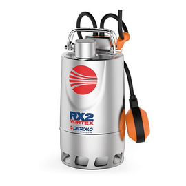 pedrolloПогружной дренажный насос для загрязненных вод Pedrollo Серия RX-VORTEX 0,55 Квтitalia