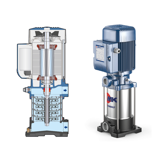 pedrolloВертикальный многоступенчатый насос Pedrollo MK8/6 2,2 kW, изображение 2italia