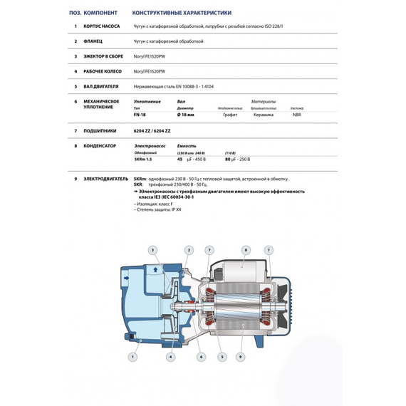 pedrolloНасос для ирригации Pedrollo SPRINKLER SKRm 1.5 kW, изображение 4italia