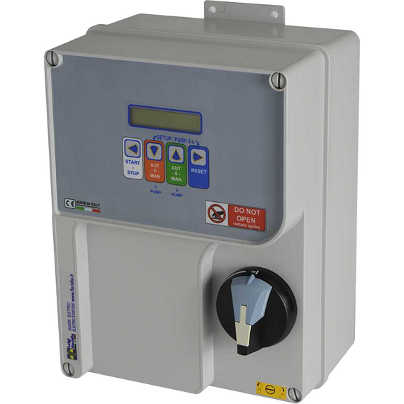 pedrolloADEM2P-D 0.5-3/23 (0.37-2.2kW, 0.5-3HP, 230V) для 2-х двигателей FLitalia