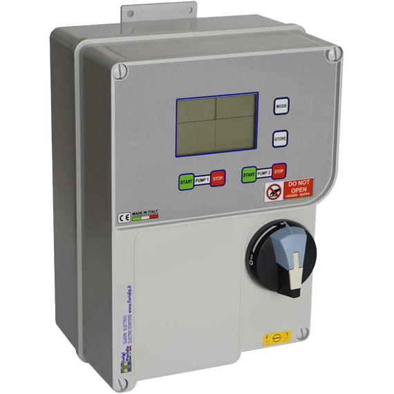 pedrolloADEM2P-DE 0.5-3/23 (0.37-2.2kW, 0.5-3HP, 230V) для 2-х двигателей FLitalia