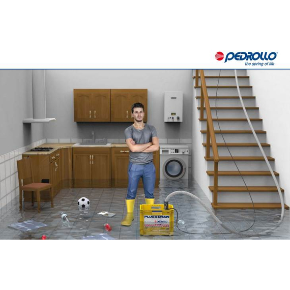 pedrolloНасос дренажный Pedrollo Plug&Drain TOP 2 FLOOR 0,45 kW, изображение 2italia