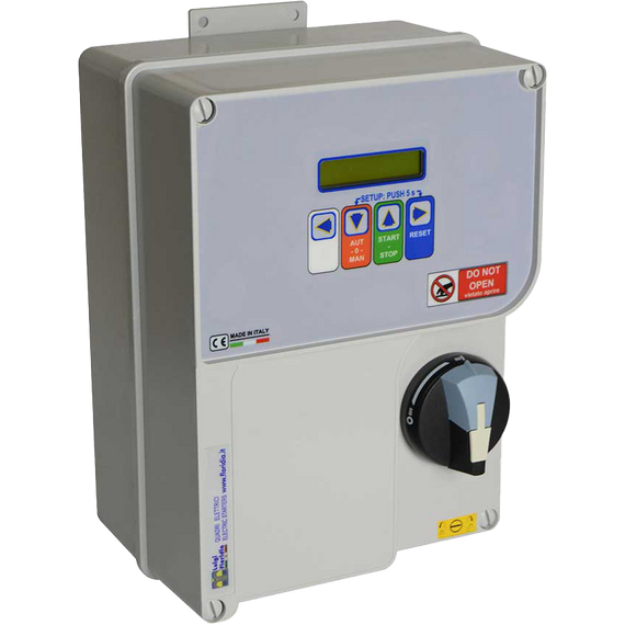 Pedrollo fotoADE-D 7.5-15/40 (5.5-11kW, 7.5-15HP, 400V) под датчики уровня, с экраном FL  italia